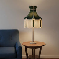 Velvet Lampshade Edges Floor Lamp Shade Vintage Design