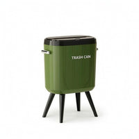 Trash Can with Lid Sturdy Wastebasket Elegant for Bedroom, Bathroom