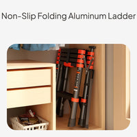 Adjustable Folding Aluminum Ladder: Multi-Functional, Anti-Slip
