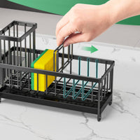 Self-Draining Sink Organizer Base Tray Kitchen Sink Organizer Easy to Clean Household Storage
