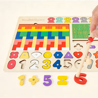Wooden Tangram Puzzle Toy for Early Education
