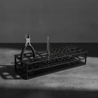 Tool Storage Rack Plastic Model Tool Rack Space-Saving for Hobbyists
