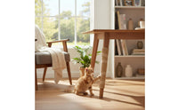 Wear-Resistant Table Leg Scratch Wrap Long-Lasting Sisal Scratch Wrap Easy Installation for Kittens