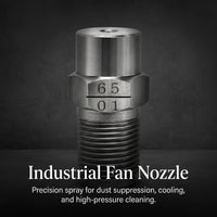 304 Stainless Steel Industrial Spray Nozzle, Flat Fan Shape, 110 Degree, High Pressure Cleaning Nozz - Image 2