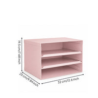 Storage Cabinet with Trays Multi-Layer Furniture Compact for Desk