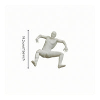 Wall Climber Figurine Polished Finish Wall Hanging Figurine Molded for Corners