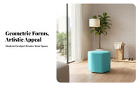 Tufted Rectangular Ottoman Padded Seat Upholstered Bench Easy Assembly