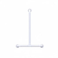 Triangular Washroom Grab Bar Accessible Anti-Slip Shower Handle Wall Mounted Assist Handle for Elderly, Seniors