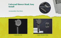 High Pressure Handheld Rain Shower Head, Multi-Function