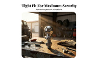 Bright Silver Trailer Hitch Ball | 2000 Capacity, Coarse Threaded Shank, Trailer Ball with Nut and Washer, for Towing Setup