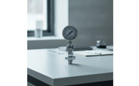 Pressure Gauge with Bleed Port DIN Port Tank Pressure Checker for Dive Technicians
