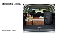 Lidded Wicker Box With Lids Lidded Rattan Trunk Buckle Closure for vehicle Owners