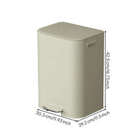 Removable Liner Trash Can Hands Stainless Steel Trash Can Inner Bucket Household Storage for Office