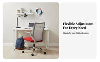 Ergonomic Mesh Task Chair Modern with Design Ergonomic Mesh Chair Adjustable Height Padded Seat Pad for Study Room