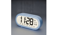 Large Display Digital Alarm Clock Tabletop Electronic Alarm Clock Compact Modern for Bedroom, Desk