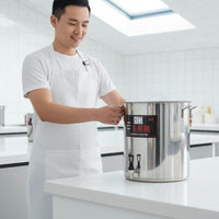 Stainless Steel Spigot Container Versatile Large Water Container with Tap Large Tap Drink Dispenser Easy to Clean for Chefs