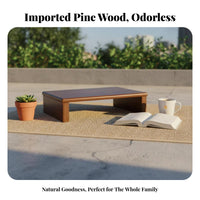 Low Footrest Anti-Slip Pads Long Low Bench Long-Lasting for Kitchen, Balcony