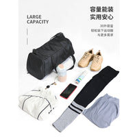 跨境新款单肩运动旅行干湿分离游泳健身包篮球羽毛球休闲收纳批发