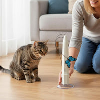 Automatic Interactive Butterfly Feline Toy Handsunrestricted Suction Cup Feline Wand
