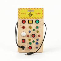 Busy Board with Sensory Switch Board Activity toy Skills for Travel, Preschool
