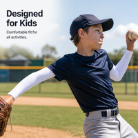Kids' UV Protection Cooling Arm Sleeves for Sports