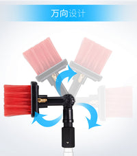 专用光伏板清洗工具通水刷擦玻璃加长清洁刷洗门头外墙伸缩清洁刷
