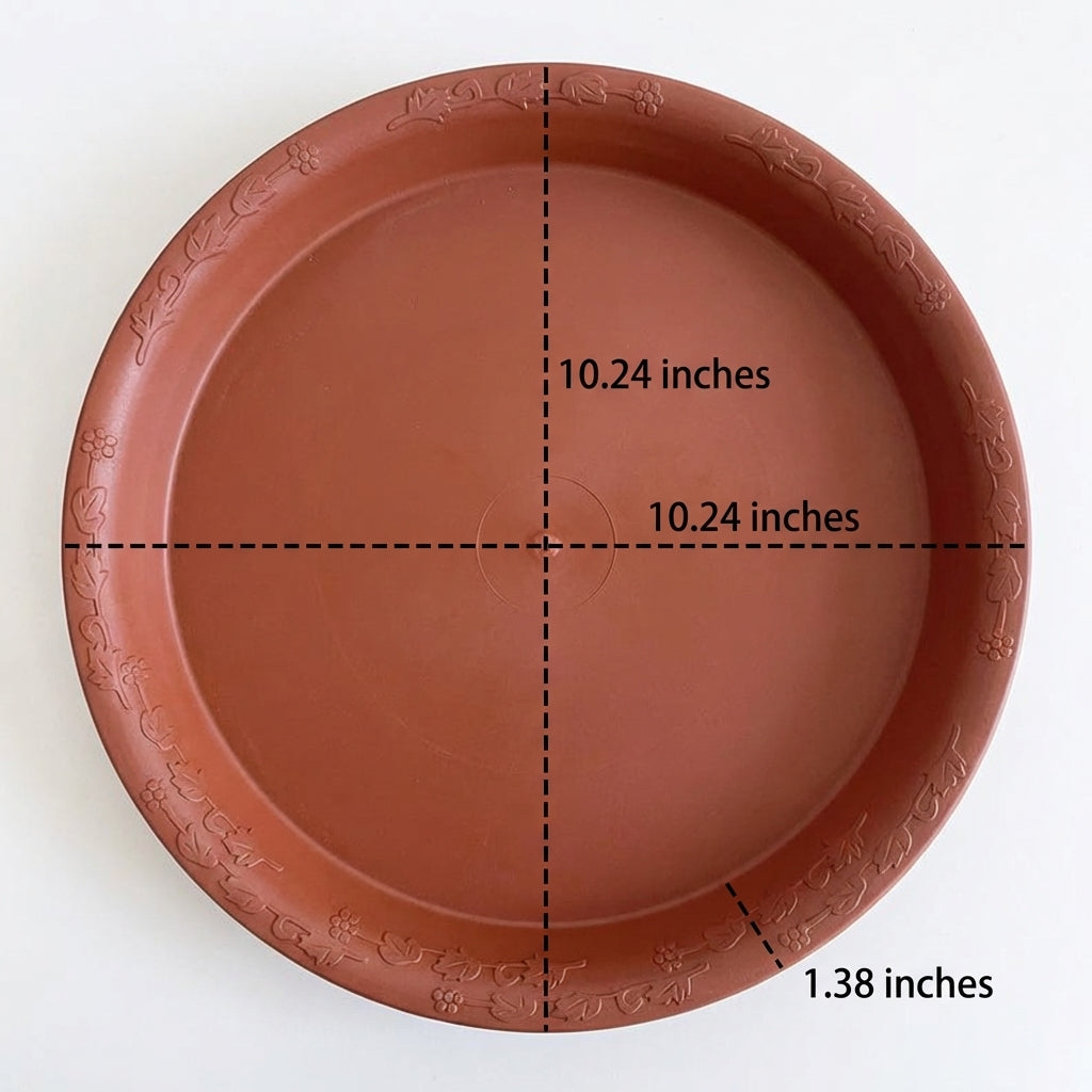 Plant Saucers 200 Pack, Resin Drip Tray and Plant Trays for Outdoor Plants, Simple Style Plant Pot Saucer for Garden Plant Balcony Garden