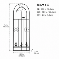 Garden Trellis, For Roses, Training, For Climbing Roses, Iron Fence, 50cm x 120cm, Metal Trellis