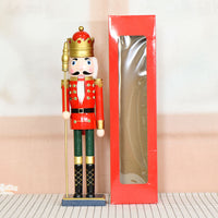 50cm Wooden Nutcracker Christmas Decoration 20-inch Figurine Home Ornament