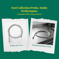 Leak-proof stainless steel probe