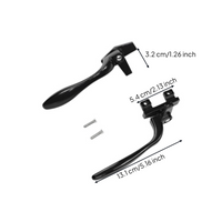 Aluminum handle, stainless lock