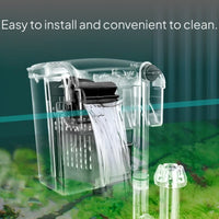 Mini Aquarium Hanging Purifier with Quiet Aeration Pump