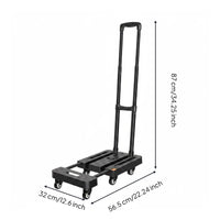 Foldable Moving Trolley Thickened Frame Heavy Duty Hand Truck Compact