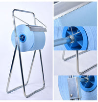 Industrial Large Roll Dust-Free Paper Holder Stainless Steel Wall-Mounted or Floor-Standing