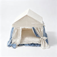 Cross-Border Fully Washable Pet Tent Striped Cat and Dog House for Small Dogs