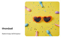 Exaggerated design Giant Novelty Glasses Frame Oversized Design Prop visionwear Funny Party Supply vivid hues for Sports Fans, Cosplayers, Parties, celebrations, photo stations, Sporting events