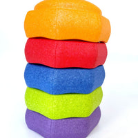 Rainbow Stepping Stones Sensory Training Equipment for Kids
