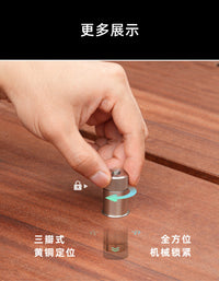 木工桌孔定位销桌卡不锈钢膨胀MFT桌孔台快速锁紧靠山挡块Ganwei