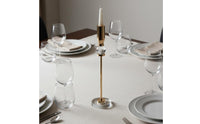 Crystal Ball Candlestick Romantic Atmosphere Tall Single Stem Candle Stand