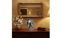 Resin Horse Head Sculpture Opening Gift House Decoration for Living Room