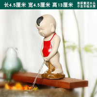 流水配件自制循环流水器加湿器陶瓷鱼缸配件增氧装置DIY创意搭配 时来运转（可以转动）