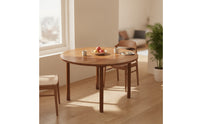 Foldable Folding Dining Table Compact Round Folding Table Small Areas Furniture Versatile for Kitchen