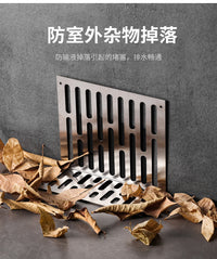 不锈钢L型墙排地漏阳台洗手间卫生间墙角下水管道过滤网天台侧墙