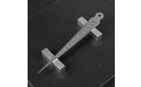 High Precision Stainless Steel Taper Gauge Rust Resistant Tapered Feeler Gauge Etched Markings Stainless Steel Clearance Ruler Long-Lasting for Machinists, Engineers, Mechanics, Manufacturing, Automotive, Construction