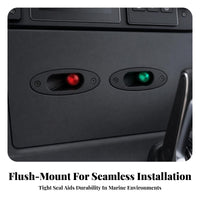 Low-Profile Flush Mount Side Lights