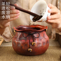 Purple Copper Japanese Tea Wash Basin for Gongfu Tea Set