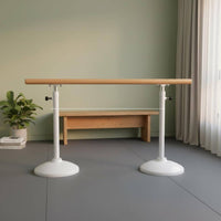 Adjustable Dance Barre Metal Support Posts Adjustable Dance Bar Sturdy Construction Workout Gear