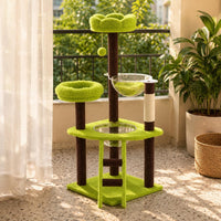 Feline Climbing Frame Multi-Level Pet Furniture Soft Fabric for Cats