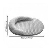 Oval Pet Cooling Mat Dotted Feline Dog Sleeping Pad Low-Height
