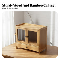 Desktop desktop shelf with Cabinet Space-Saving Desk Top Shelving Unit for Hobbyists